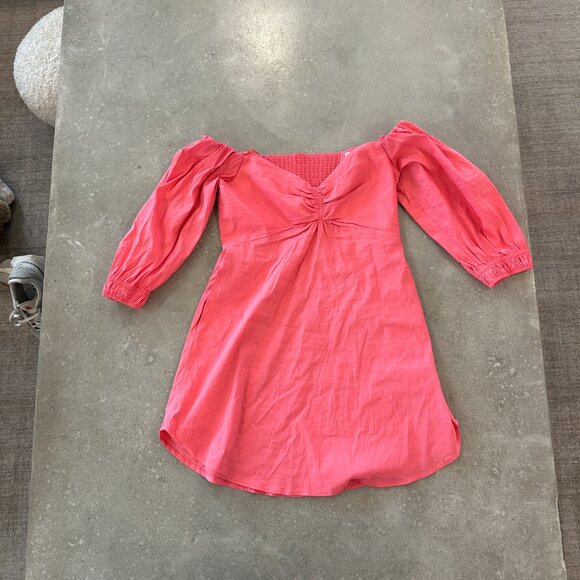A.L.C. Mila Dress Size 10 pink, salmon color $495 - Picture 4 of 6